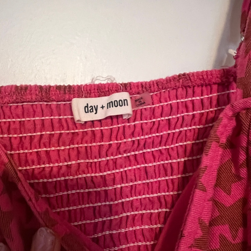 Pink Star Pattern Dress - Picture 3 of 4